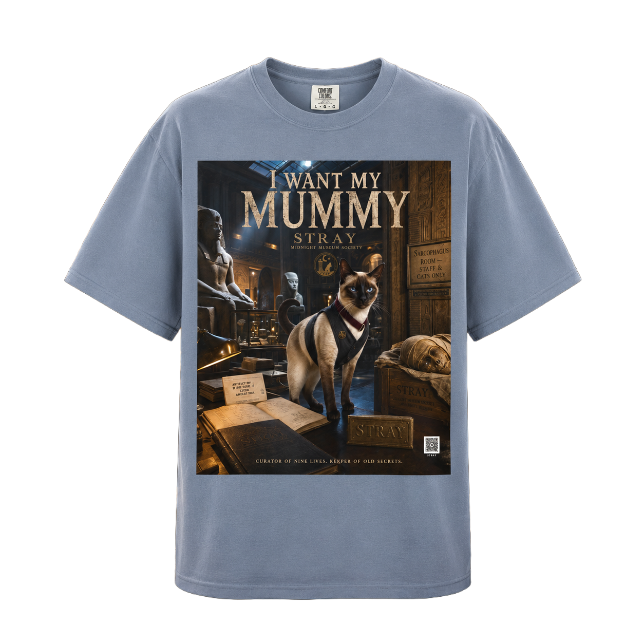 Blue Jean STRAY printed T-shirt