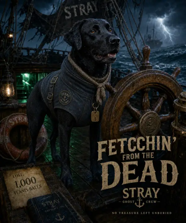 Labrador aboard a ghost ship